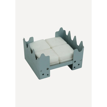 ポータブルソリッド燃料バーナー スタンド付き トラック