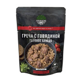 Ready-to-Eat Buckwheat with Beef (Kronidov) Ready-to-Eat Buckwheat with Beef (Kronidov)