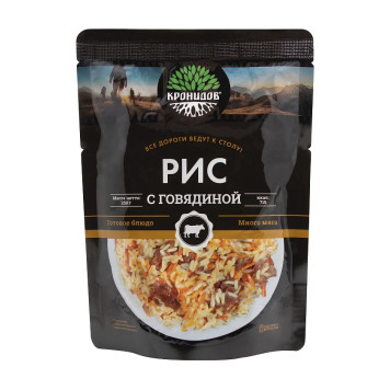 Ready-to-Eat Beef and Rice Porridge by KRONIDOV