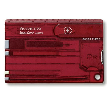 Victorinox SwissCard Quattro 0.7200.T - Compact Multi-Tool Keychain-1