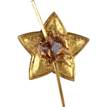 Metal Red Army Star Badge-1