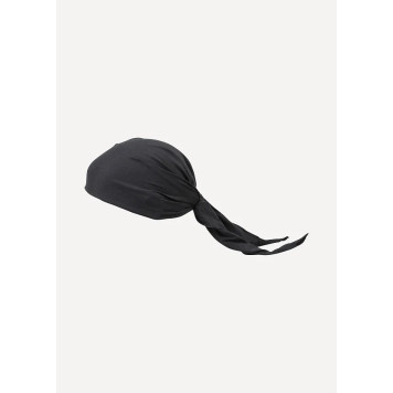 Black Knit Triangle Bandana by Splav