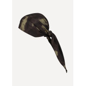 Triangular Knit Headscarf "SPLAV" in Black Moss Triangular Knit Headscarf "SPLAV" in Black Moss
