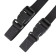 25mm Durable Fastex Duraflex Strap - 120cm, 2-Pack, Black