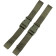 25mm Olive Duraflex Buckle Fastex Strap 120cm (2-Pack)