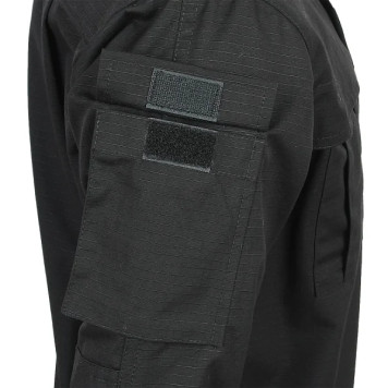 Summer Tactical Jacket "Bekas" Rip-Stop Black-4