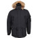 Alaska Black Camo Parka with Natural Fur Trim