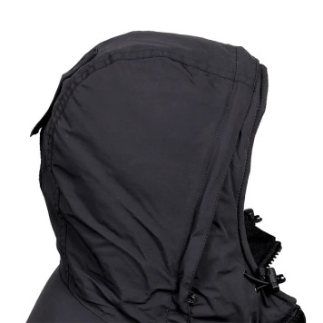 Alaska Black Camo Parka with Natural Fur Trim-11