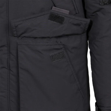 Alaska Black Camo Parka with Natural Fur Trim-4