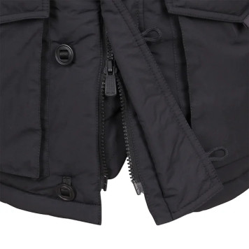 Alaska Black Camo Parka with Natural Fur Trim-6