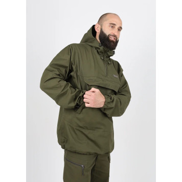 Spetsplav Anorak-2 Canvas Jacket in Tobacco-3