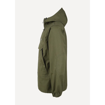 Spetsplav Anorak-2 Canvas Jacket in Tobacco-8