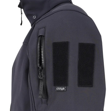 Black SoftShell Diabas Jacket-12