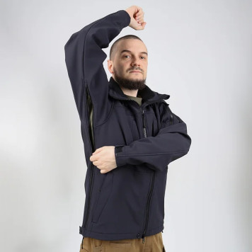 Black SoftShell Diabas Jacket-7