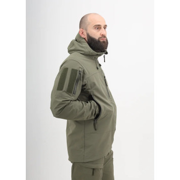 Tactical Softshell Jacket "Platan Olive"-3