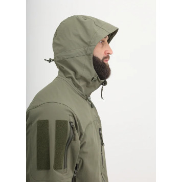 Tactical Softshell Jacket "Platan Olive"-4