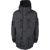 SAS Combat Jacket with Detachable Liner - Black