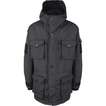 SAS Combat Jacket with Detachable Liner - Black