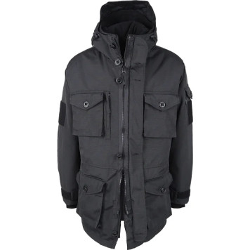 SAS Combat Jacket with Detachable Liner - Black-3