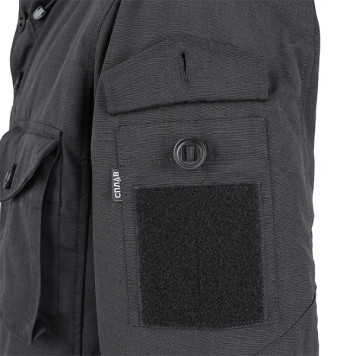 SAS Combat Jacket with Detachable Liner - Black-7