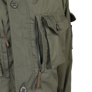 SAS Combat Jacket with Detachable Liner in Olive-2
