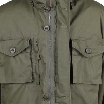 SAS Combat Jacket with Detachable Liner in Olive-7