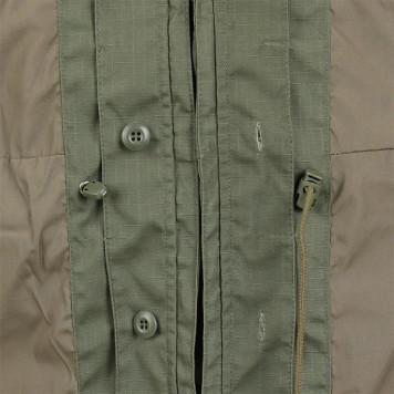 SAS Combat Jacket with Removable Liner and Buttoned Shoulder Straps in Olive-18