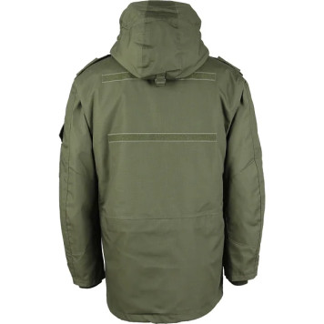 SAS Combat Jacket with Removable Liner and Buttoned Shoulder Straps in Olive-2