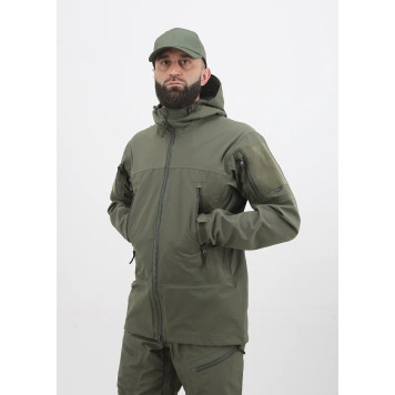 Storm V2 Tactical Jacket by Splav - Olive Waterproof Membrane-1