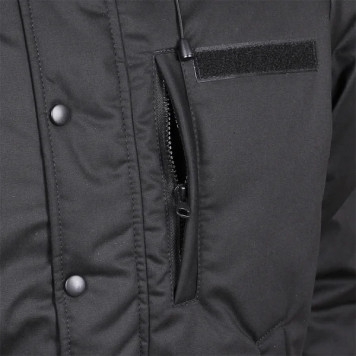 Shortened Winter Jacket Splat B-52 Mod 2 Black with Hood-3