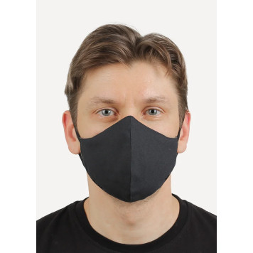 Dual-Layer Protective Face Mask by Splav - Black-1