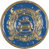 Miniature GIBDD Traffic Police Car Metal Badge