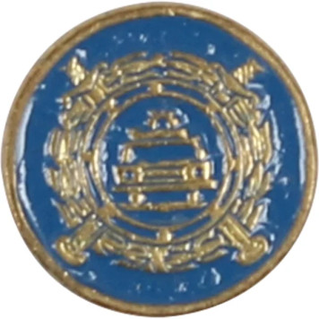 Miniature GIBDD Traffic Police Car Metal Badge
