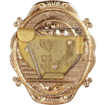 Large Metal Gamekeeper&s Chest Badge - Habitat Protection-1