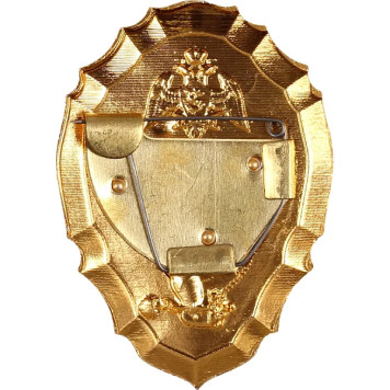 Large Rosgvardia Security Metal Badge-1