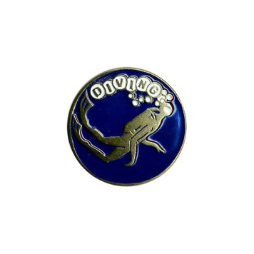 Diving Metal Badge