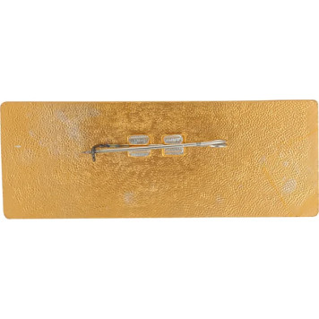 Duty Badge Black Metal Strip-1