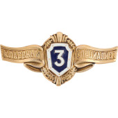 Private Rank 3 Metal Badge