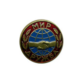 Metal Peace Friendship Badge