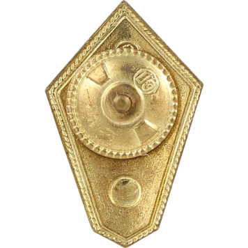 Metal Police School Graduate Badge-1