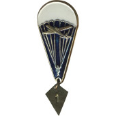 Paratrooper Aircraft Metal Badge