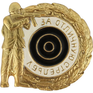 Metal Shooting Excellence Badge
