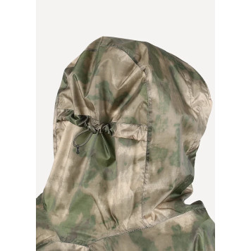 Dromader Tactical Poncho with Moss Taffeta Rip-Stop Waterproof Fabric-7