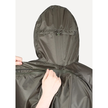 Olive Dromader Poncho-Tarp with Rip-Stop Technology-4