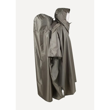 Olive Dromader Poncho-Tarp with Rip-Stop Technology-6