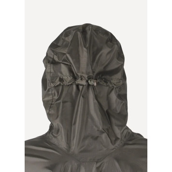 Olive Rip-Stop Taffeta Poncho with Enhanced Features-2