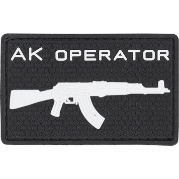 Velcro Patch for AK Operator - Black PVC
