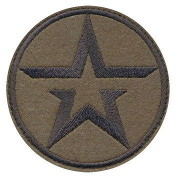 Army Russia Star Embroidered Patch with Velcro