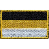 Imperial Flag Silk Embroidered Patch with Velcro