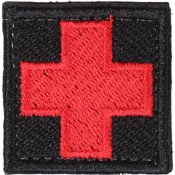 Medical Cross Arm Patch with Velcro